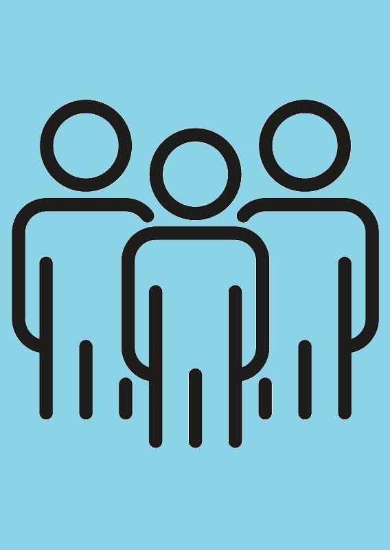 Icon representing a group of people